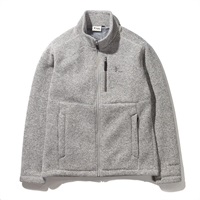 ニットフリースジャケット  (Men’s)(グレー-S)