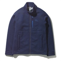 ニットフリースジャケット  (Men’s)(ネイビー-S)