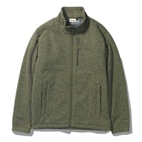 ニットフリースジャケット  (Men’s)(オリーブ-S)