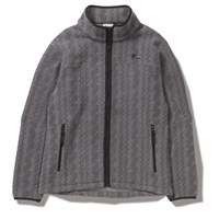 ケーブルフリースジャケット(Men's)(ダークグレー-S)