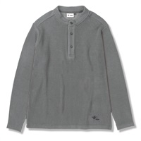 コーデュロイヘンリーネック(Men's)(ダークグレー-S)