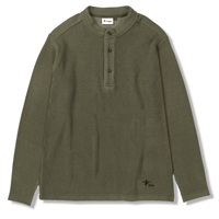 コーデュロイヘンリーネック(Men's)(オリーブ-S)