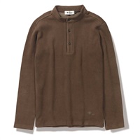コーデュロイヘンリーネック(Men's)(ブラウン-S)
