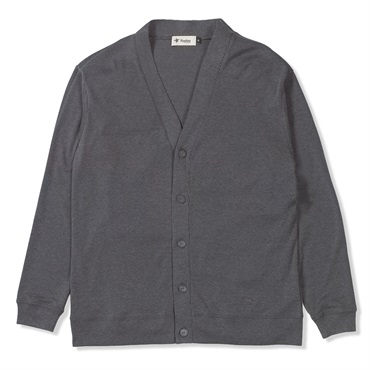 マイクロアゼカーディガン(Men's)(ダークグレー-M)