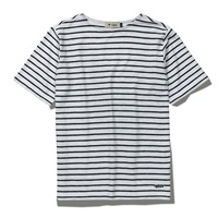 スラブボーダークルーS/S(オフホワイト-M)