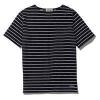 スラブボーダークルーS/S(ネイビー-M)