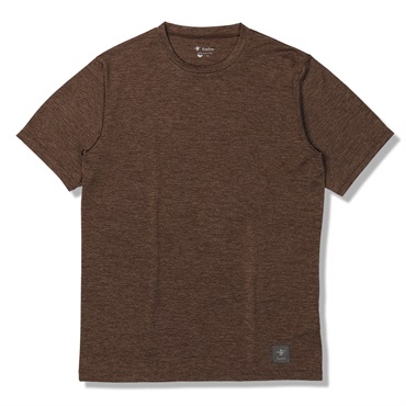 TS EXストレッチクルーS/S (Men's)(ブラウン-S)