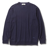 スラブリブクルー(Men's)(ネイビー-S)