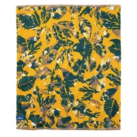 ボタニカルハンカチ(オレンジ)