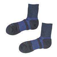 和SHI-DRYショートソックス(ネイビー-M)