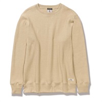ヘビーワッフルクルー (Men's)(カーキ-M)