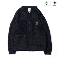 South2 West8 × Foxfire オクタヘリックスニットカーディ(ブラック-XS)