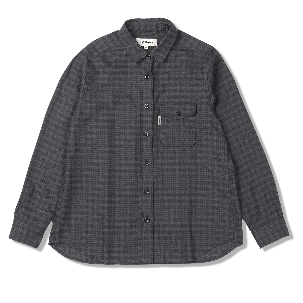 TSシャドーチェックシャツ(Women's)(ネイビー-S)