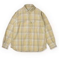 TSメランジチェックシャツ(Women's)(イエロー-S)