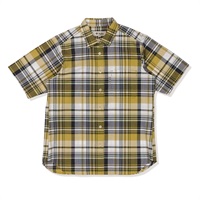 CシールドフレッシュチェックシャツS/S(イエロー-S)
