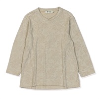 TSアイランドフラワージャカードクルー7/S(グラナイトサンド-S)