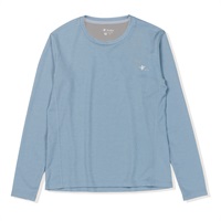 マイクログリッドウールクルー(ライトブルー-S)