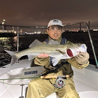 ソルトウォーター・フライボートシーバス体験スクール第３便（15:00～19:30）2026年10月24日