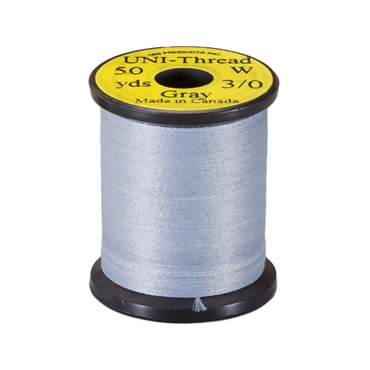 UNI 3/0 ユニスレッド(UNI 3/0 50yds. ユニスレッド グレー)