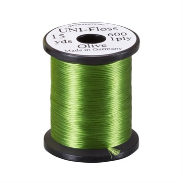 UNI スーパーフロス(UNI 15yds. スーパーフロス オリーブ)