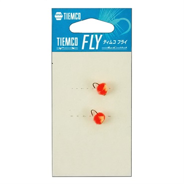 完成品フライ 2個入り 管理釣り場セレクション(BHエッグ ホットレッド#12 2コイリ)