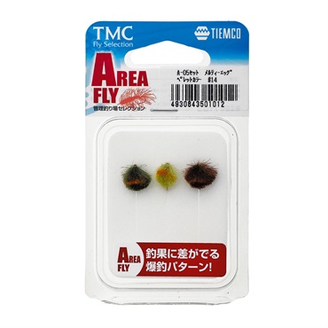 完成品フライセット　管理釣り場セレクション(A-05セット　メルティ-エッグ　ペレットカラー　#14)