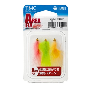 完成品フライセット　管理釣り場セレクション(A-24セット エリアBHマラブー #12)