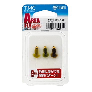 完成品フライセット　管理釣り場セレクション(A-47セット テルテルDKカラー #12)