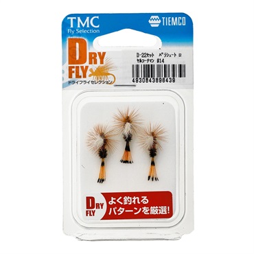 完成品フライセット　ドライフライセレクション(D-21セット　パラシュート ローヤルコーチマン #12)