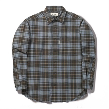 TSウォームチェックシャツ  (Men's)(ブラウン-S)