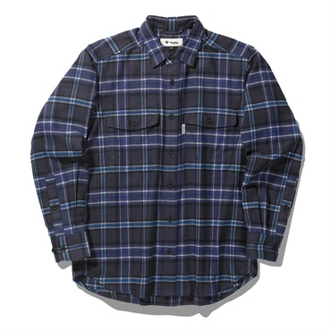 TSスタンダードチェックシャツ (Men's)(ネイビー-S)