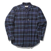 TSスタンダードチェックシャツ (Men's)(ネイビー-S)