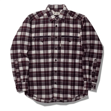 TSジッパーシャツ (Men's)(アイボリー-S)