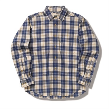 TSウォームチェックシャツ(Men's)(ブルー-S)