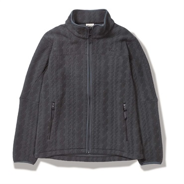 ケーブルフリースジャケット(Men's)(インクブルー-S)