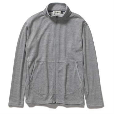 PPウールジャカードフルジップ (Men's)(グレー-M)