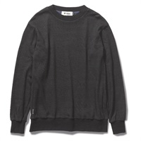 PPウールジャカードクルー (Men's)(ブラック-S)