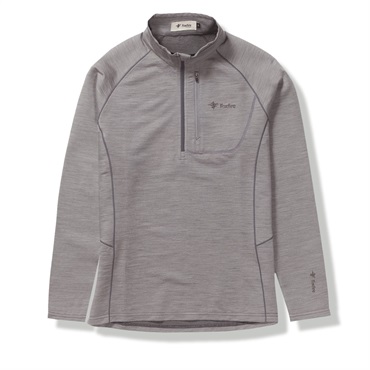 PPウールハーフジップ(Men's)(グレー-S)