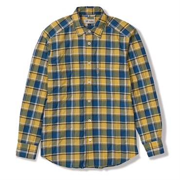 Cシールドプレザントシャツ (Men's)(コバルトブルー-S)