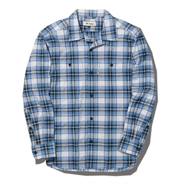 CシールドサーフェスチェックOCシャツ (Men's)(ブルー-S)