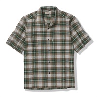 CシールドサーフェスチェックOCシャツS/S (Men's)(アッシュグリーン-S)