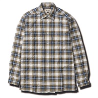 Cシールドサーフェスチェックシャツ(Men's)(カーキ-S)