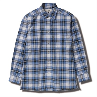Cシールドサーフェスチェックシャツ(Men's)(ブルー-S)