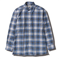 Cシールドサーフェスチェックシャツ(Men's)(ブルー-S)