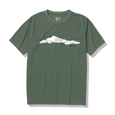 CシールドエンドレスライズティーS/S (Men's)(アッシュグリーン-S)