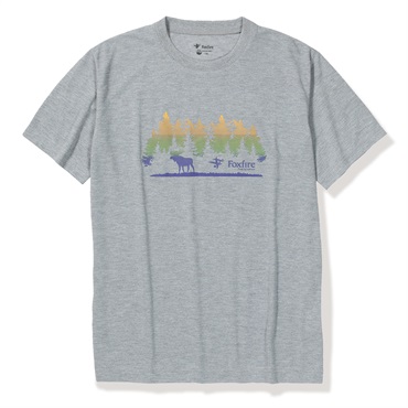 CシールドディアティーS/S (Men's)(グレー-S)