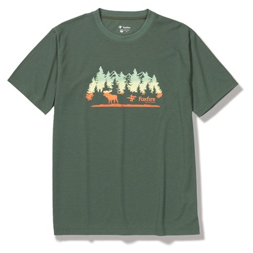 CシールドディアティーS/S (Men's)(アッシュグリーン-S)
