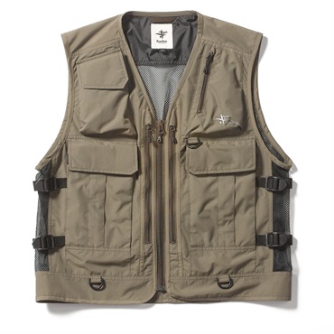 フォトレックマルチレイヤーベスト (Men's)(ダークカーキ-M)