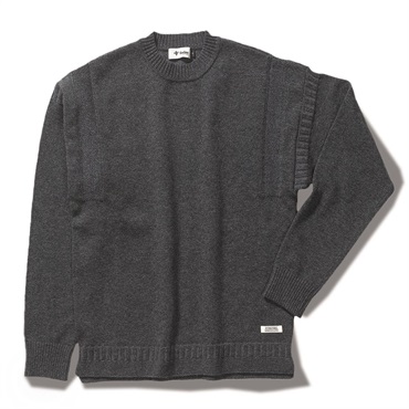 フィッシングクルーセーター (Men's)(グレー-M)