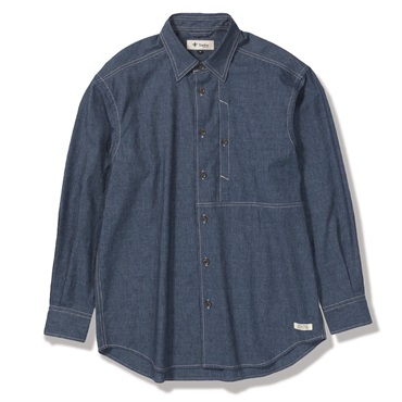 クールマックスシャンブレーシャツ (Men's)(インディゴ-M)